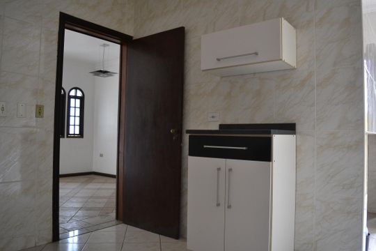 Cozinha de casa de condomínio à venda com 3 quartos, 105m² em Parque Erasmo Assunção, Santo André