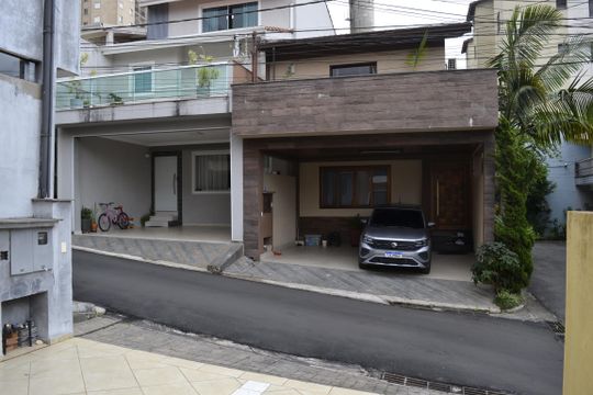 Vista Sala de casa de condomínio à venda com 3 quartos, 105m² em Parque Erasmo Assunção, Santo André