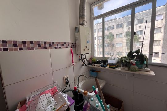 Área de Serviço de apartamento à venda com 3 quartos, 60m² em Vargem Pequena, Rio de Janeiro