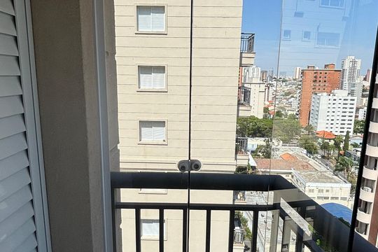 Varanda da Suíte de apartamento à venda com 2 quartos, 97m² em Vila Bastos, Santo André