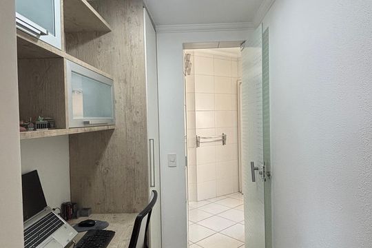 Escritório de apartamento à venda com 2 quartos, 97m² em Vila Bastos, Santo André