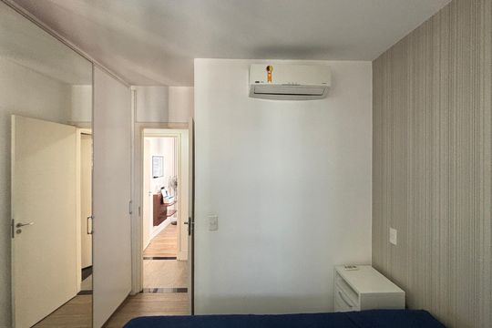 Suíte de apartamento à venda com 2 quartos, 97m² em Vila Bastos, Santo André