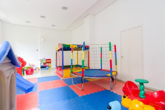 Área comum - Brinquedoteca de apartamento à venda com 2 quartos, 97m² em Vila Bastos, Santo André
