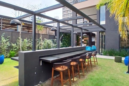 Área comum de kitnet/studio à venda com 1 quarto, 22m² em Vila Olímpia, São Paulo