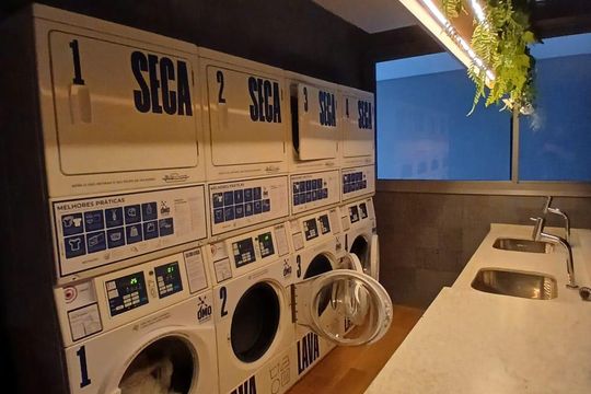 Área comum de kitnet/studio à venda com 1 quarto, 19m² em Santo Amaro, São Paulo