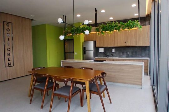Área comum de kitnet/studio à venda com 1 quarto, 20m² em Santo Amaro, São Paulo