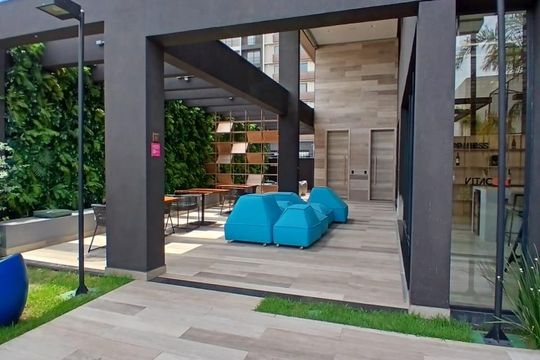 Área comum de kitnet/studio à venda com 1 quarto, 25m² em Vila Olímpia, São Paulo