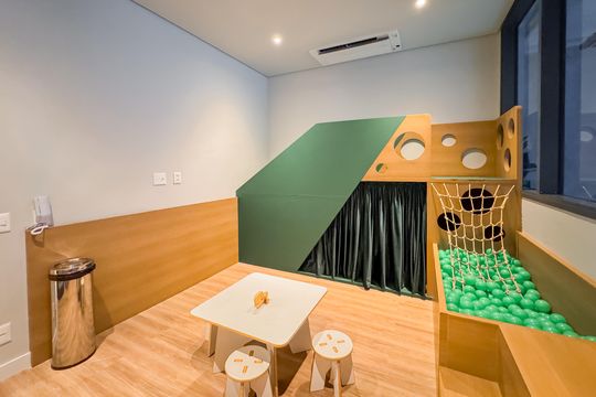 Área comum - Brinquedoteca de apartamento à venda com 1 quarto, 38m² em Paraíso, São Paulo