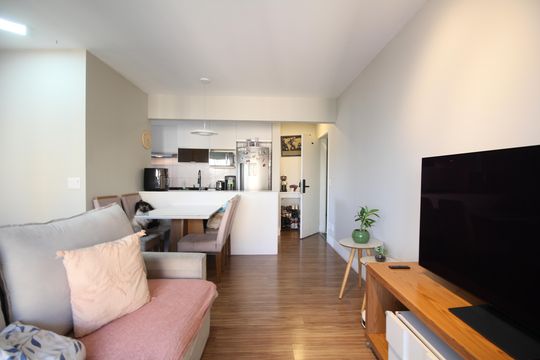 Sala de apartamento para alugar com 2 quartos, 69m² em Vila Andrade, São Paulo