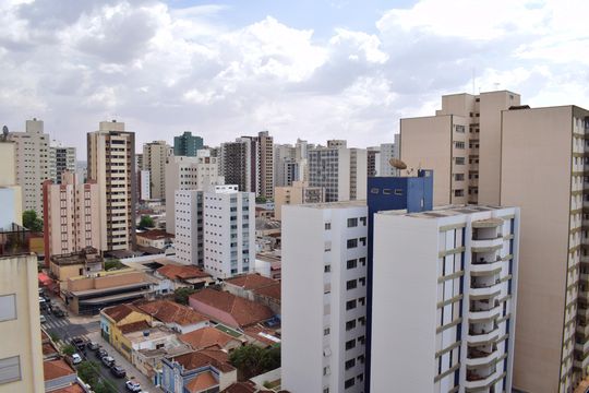 Vista da Sacada de apartamento para alugar com 1 quarto, 56m² em Centro, Ribeirão Preto