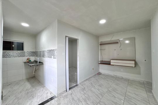 Sala de apartamento para alugar com 1 quarto, 80m² em Vargem Grande, Rio de Janeiro