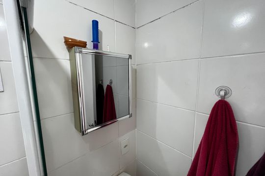Banheiro de apartamento à venda com 2 quartos, 50m² em Vila Bela Vista (zona Norte), São Paulo