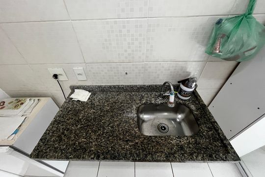 Cozinha de apartamento à venda com 2 quartos, 50m² em Vila Bela Vista (zona Norte), São Paulo