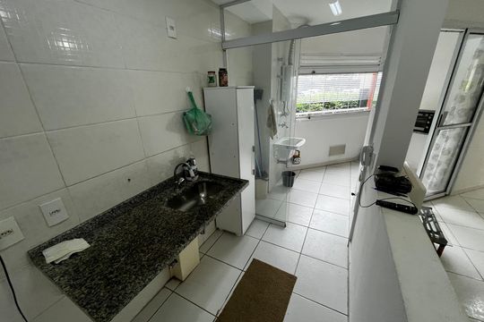 Cozinha de apartamento à venda com 2 quartos, 50m² em Vila Bela Vista (zona Norte), São Paulo