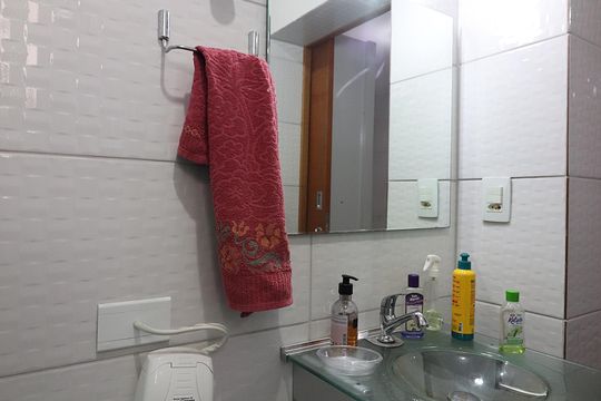 Banheiro da Suíte de casa à venda com 2 quartos, 128m² em Vila Planalto, São Bernardo do Campo