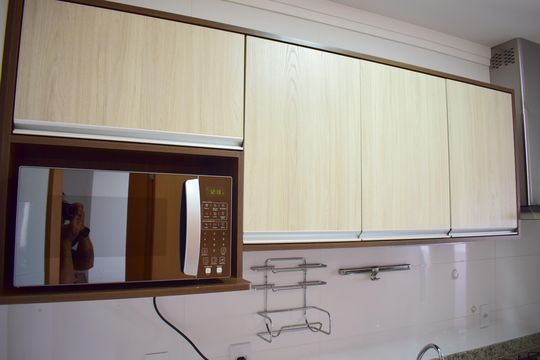 Cozinha - Armários de apartamento para alugar com 2 quartos, 77m² em Jardim Nova Alianca, Ribeirão Preto