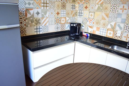 Área comum - Churrasqueira de apartamento para alugar com 2 quartos, 77m² em Jardim Nova Alianca, Ribeirão Preto