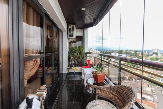 Varanda da Sala de apartamento à venda com 3 quartos, 139m² em Vila Jacuí, São Paulo