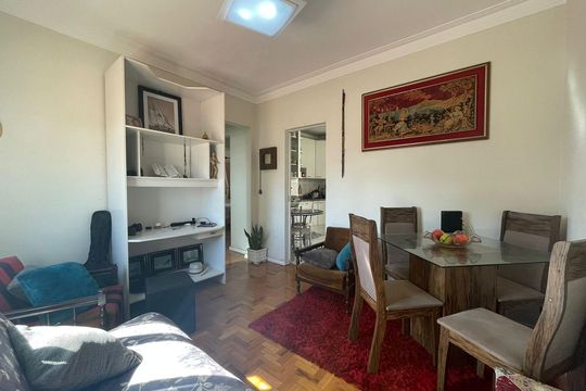 Sala de apartamento à venda com 2 quartos, 72m² em Jardim Chapadão, Campinas