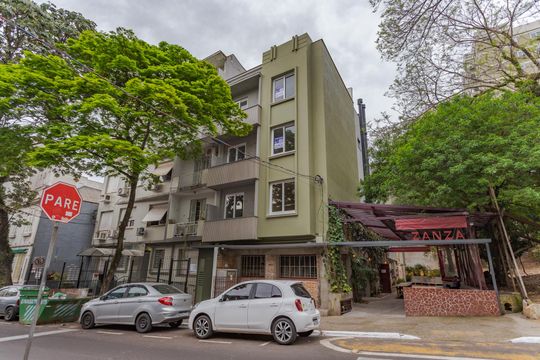 Fachada de apartamento à venda com 2 quartos, 86m² em Bom Fim, Porto Alegre