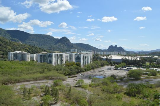 Vista da Suíte 2 de apartamento à venda com 2 quartos, 79m² em Barra Olímpica, Rio de Janeiro