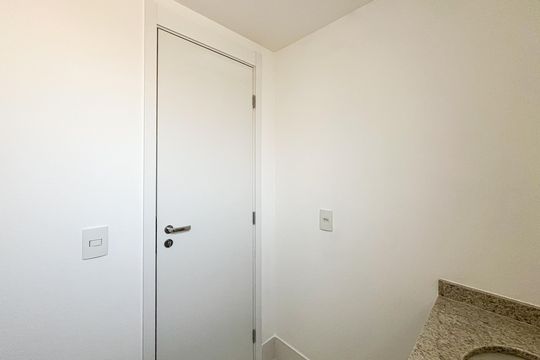 Banheiro Social de apartamento à venda com 1 quarto, 22m² em Perdizes, São Paulo