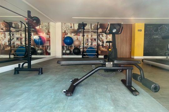 Área comum - Academia de apartamento para alugar com 1 quarto, 70m² em Gutierrez, Belo Horizonte