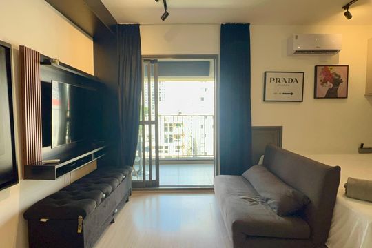 Sala de kitnet/studio para alugar com 1 quarto, 31m² em Cerqueira César, São Paulo