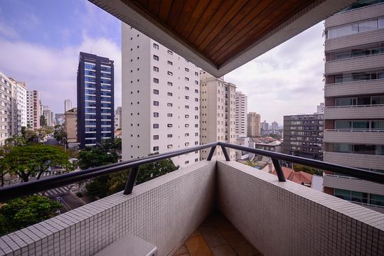 Varanda Suíte 3 de apartamento para alugar com 3 quartos, 384m² em Aclimação, São Paulo