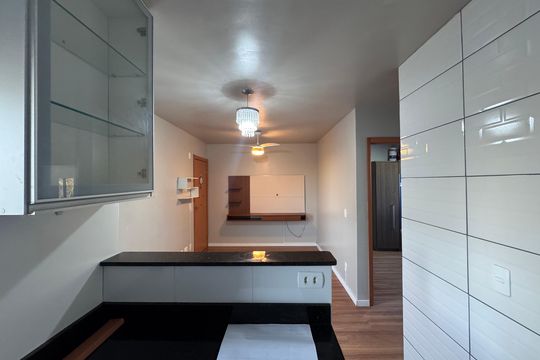 Cozinha de apartamento à venda com 2 quartos, 50m² em Feitoria, São Leopoldo