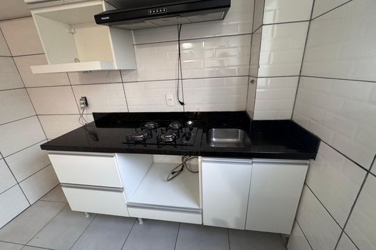 Cozinha de apartamento à venda com 2 quartos, 50m² em Feitoria, São Leopoldo