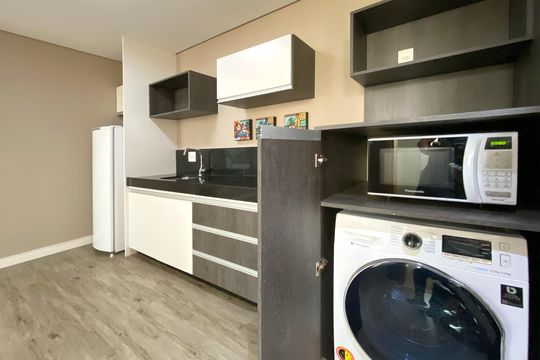 Cozinha de apartamento à venda com 1 quarto, 51m² em Luxemburgo, Belo Horizonte