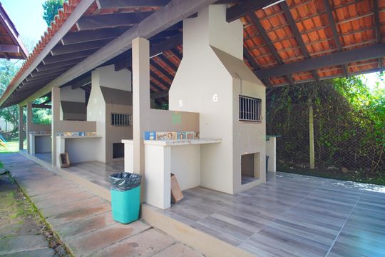 Área comum - Churrasqueira de apartamento à venda com 2 quartos, 50m² em Rio dos Sinos, São Leopoldo