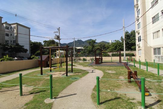 Área comum - Playground de apartamento para alugar com 2 quartos, 44m² em Gardênia Azul, Rio de Janeiro