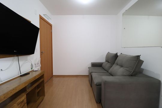 Sala de apartamento para alugar com 2 quartos, 47m² em Grand Ville, Uberlândia
