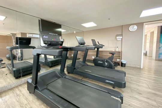 Área comum - Academia de kitnet/studio à venda com 2 quartos, 62m² em Luxemburgo, Belo Horizonte