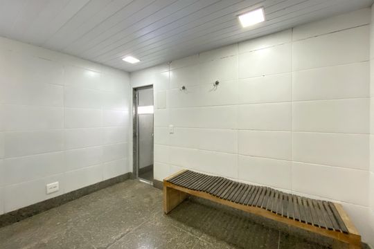 Área comum - Sauna de apartamento à venda com 1 quarto, 63m² em Luxemburgo, Belo Horizonte