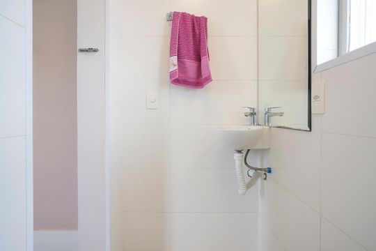 Banheiro da Suíte de apartamento à venda com 3 quartos, 86m² em Santa Paula, São Caetano do Sul
