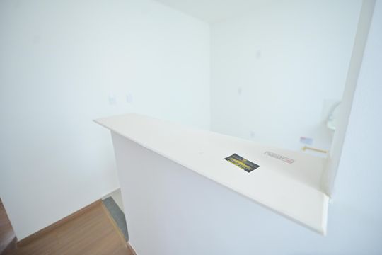 Cozinha de apartamento para alugar com 2 quartos, 43m² em Lorena Park, Goiânia