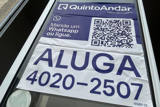 Placa de apartamento para alugar com 2 quartos, 43m² em Lorena Park, Goiânia