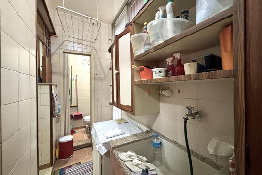 Área de serviço de apartamento para alugar com 2 quartos, 87m² em Copacabana, Rio de Janeiro