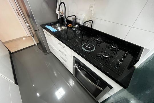 Cozinha de apartamento à venda com 3 quartos, 72m² em Santa Teresinha, São Paulo