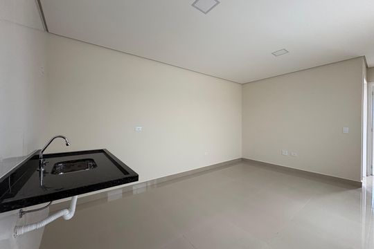 Cozinha de apartamento para alugar com 2 quartos, 45m² em Vila Gilda, Santo André