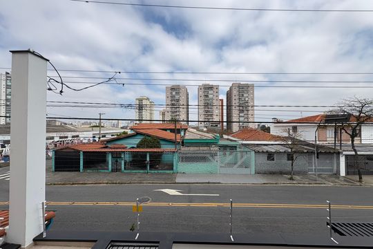 Vista da Sacada de apartamento para alugar com 2 quartos, 45m² em Vila Gilda, Santo André