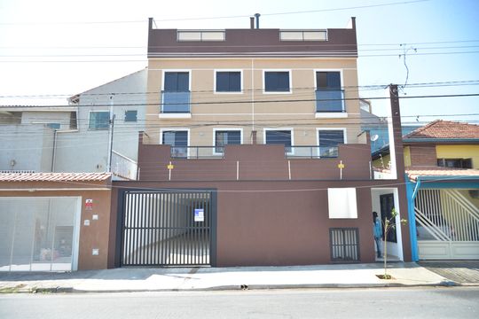 Fachada do Prédio de apartamento para alugar com 2 quartos, 45m² em Vila Gilda, Santo André