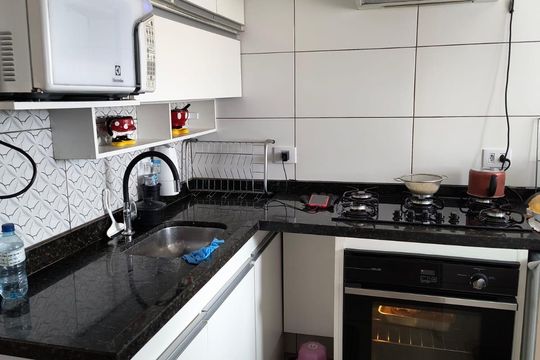 Cozinha e Área de Serviço de apartamento à venda com 2 quartos, 40m² em Cidade Líder, São Paulo
