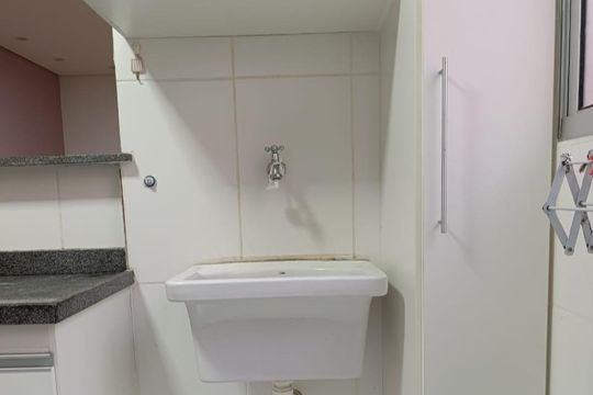 Área de Serviço de apartamento à venda com 2 quartos, 45m² em Chácara Cotia, Contagem