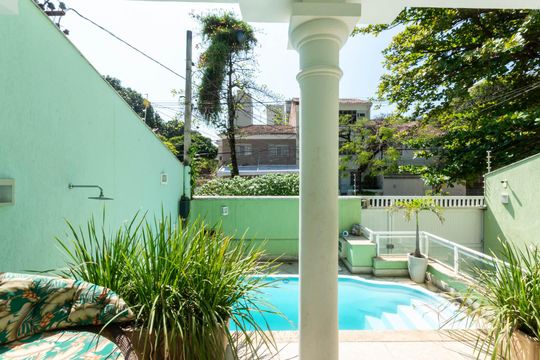 Varanda da Sala de casa à venda com 4 quartos, 250m² em Grajaú, Rio de Janeiro