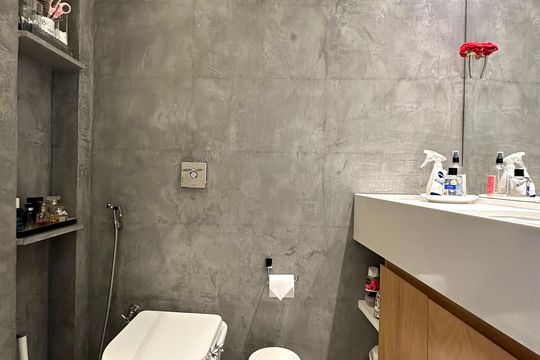 Banheiro Social de apartamento para alugar com 3 quartos, 70m² em Gávea, Rio de Janeiro
