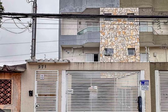Fachada de apartamento à venda com 2 quartos, 68m² em Vila Humaita, Santo André